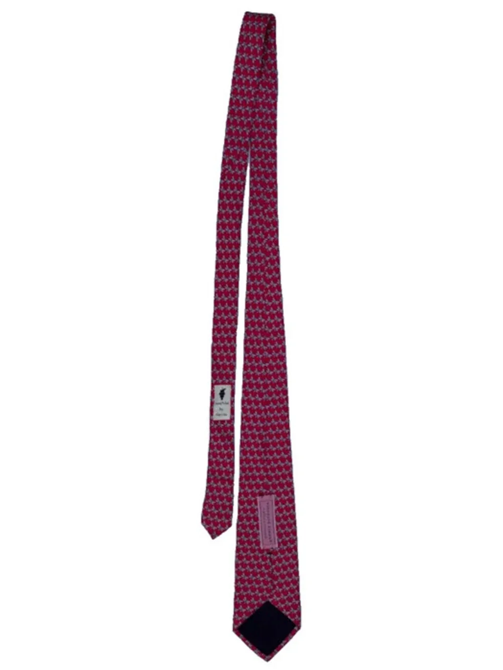 Vineyard Vines Silk Dragonfly Tie Necktie Red Blue USA Shep & Ian